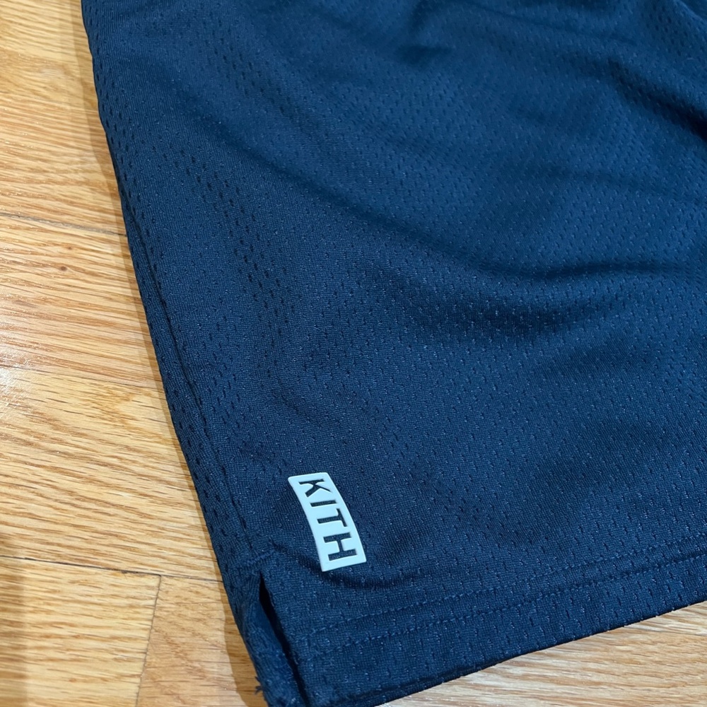 Kith mesh shorts with soft liner - medium - navy